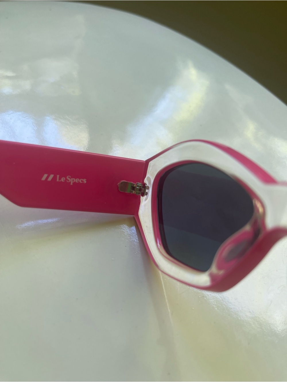 Le Specs “The Ginchiest” Sunglasses in Pink - Picture 5 of 10